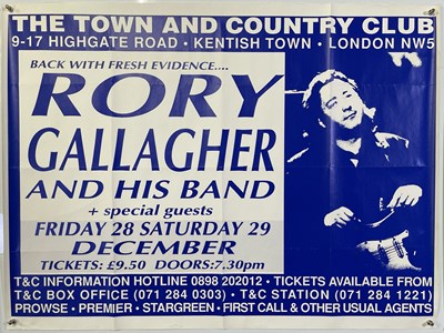 Lot 158 - RORY GALLAGHER - PAIR OF CONCERT POSTERS.