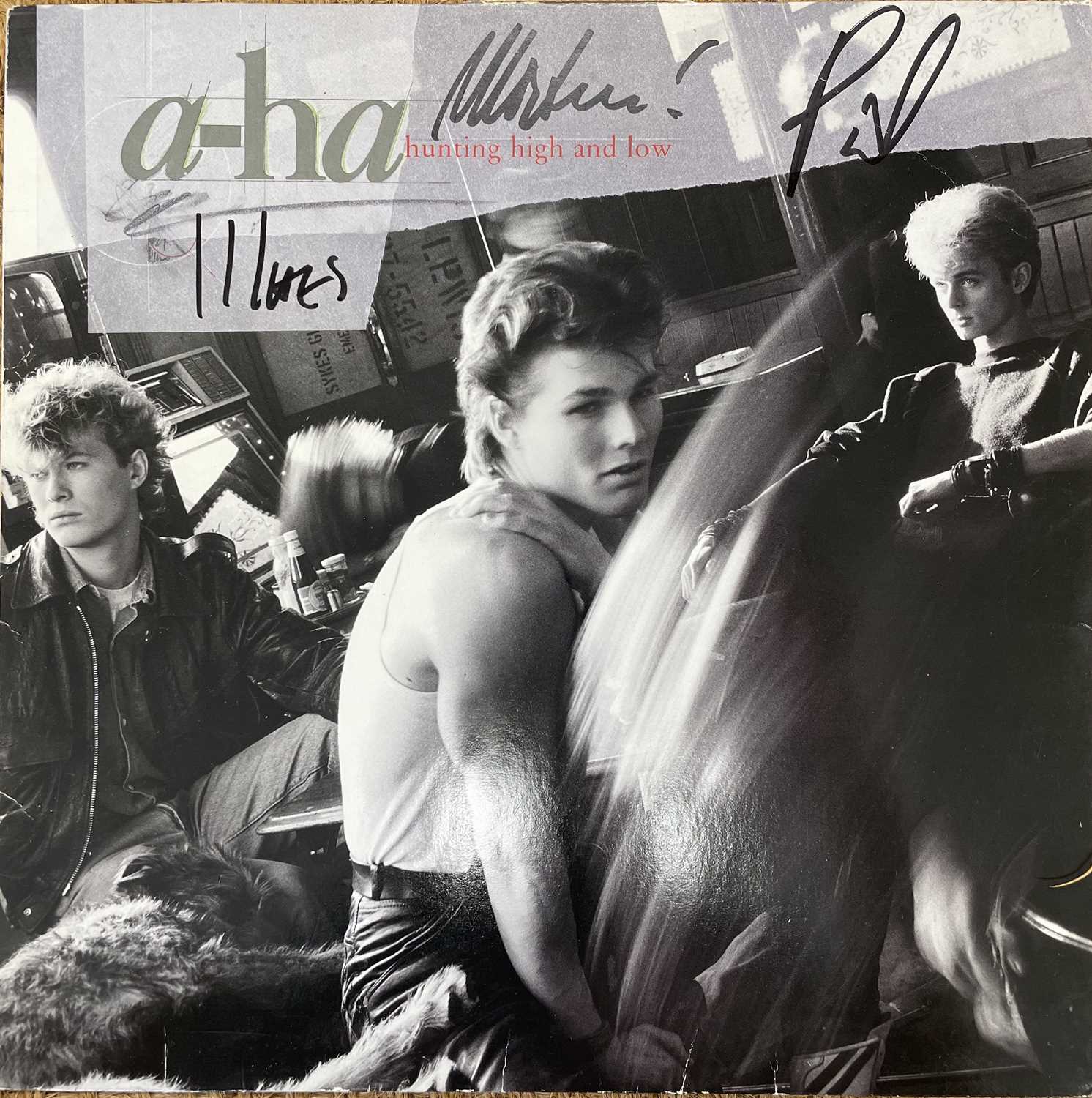 Lot 323 - A-HA - FULLY SIGNED LP.