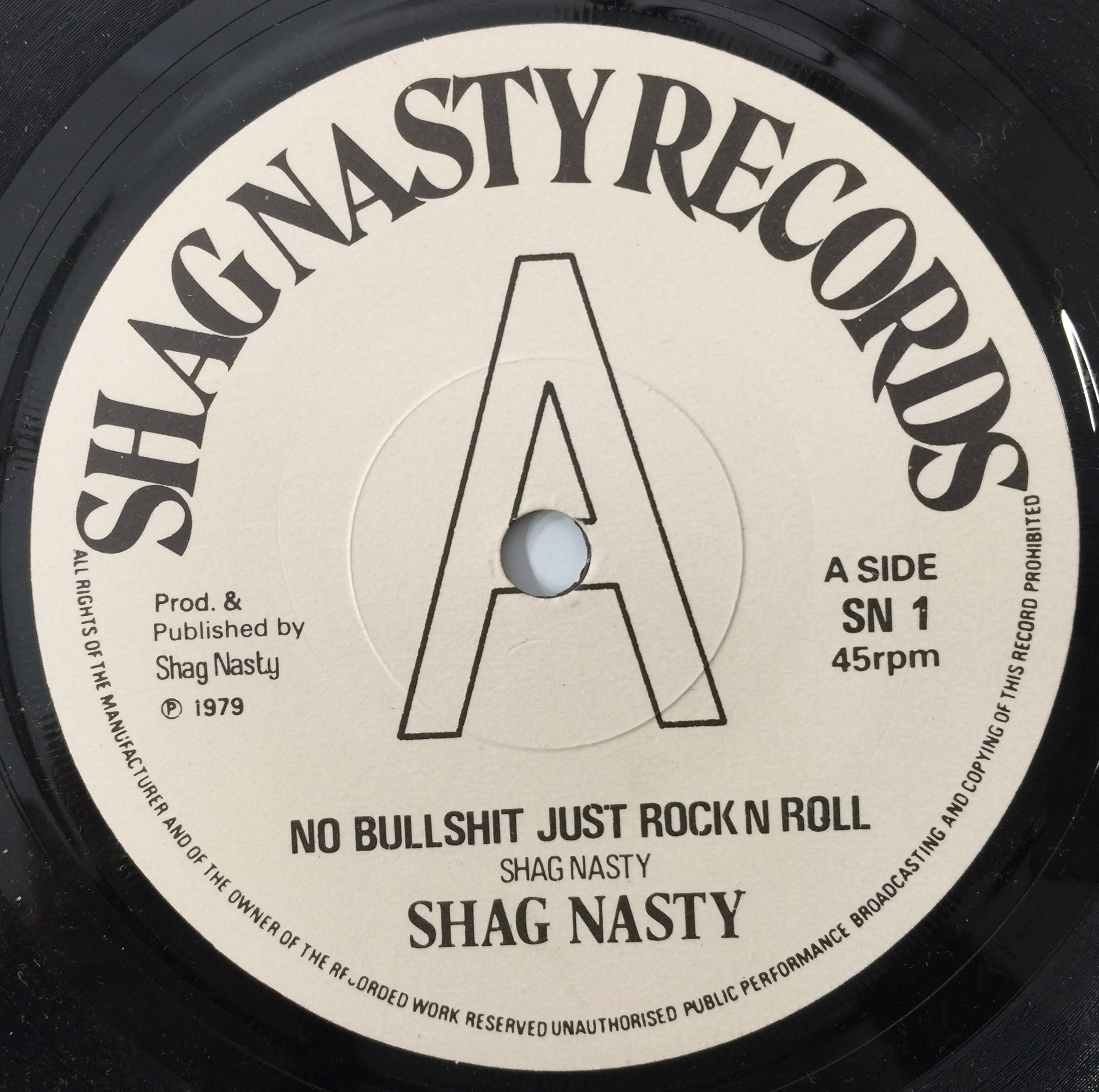 Lot 60 - SHAG NASTY - NO BULLSHIT JUST ROCK N ROLL