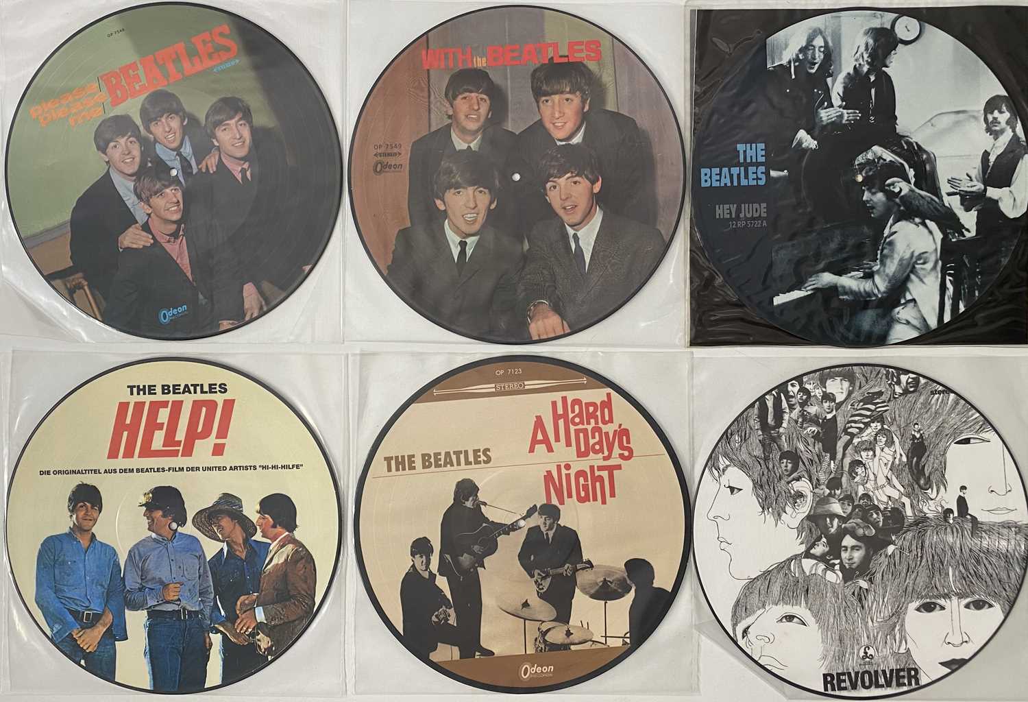 Lot 67 - BEATLES PICTURE DISCS AND COLOURED VINYL REISSUES X 12.