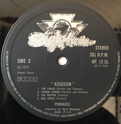 Lot 1018 - Pinnacle - Assassin LP (Original UK Pressing - Stag Music HP 12S)