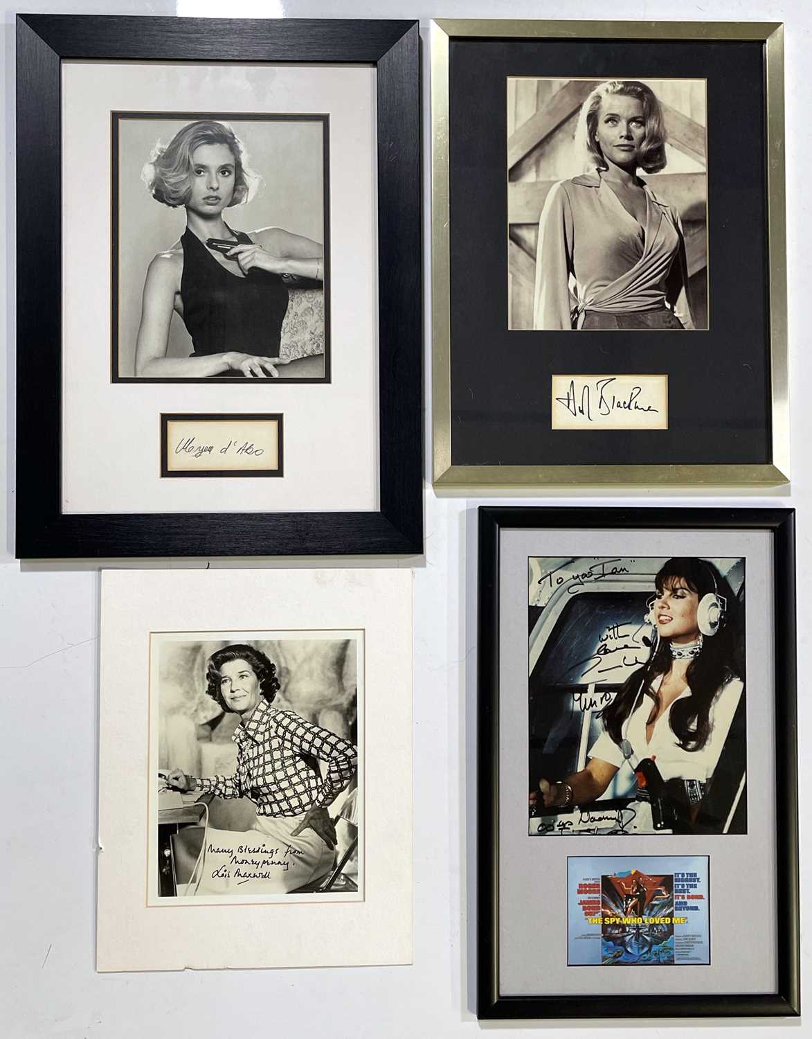 Lot 2 - JAMES BOND - BOND GIRL AUTOGRAPHS.