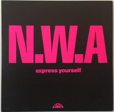 Lot 1017 - NWA - Express Yourself 7" (Silver Injection Label Copy)
