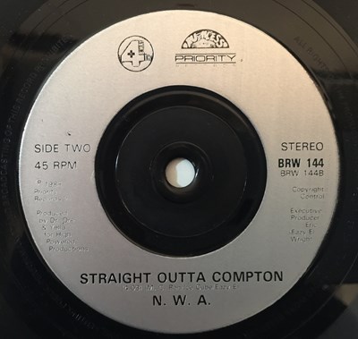 Lot 1017 - NWA - Express Yourself 7" (Silver Injection Label Copy)