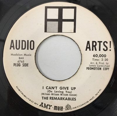 Lot 204 - THE REMARKABLES - I CAN'T GIVE UP (ON LOVING YOU) 7" (PROMO - AUDIO ARTS! 60,000)