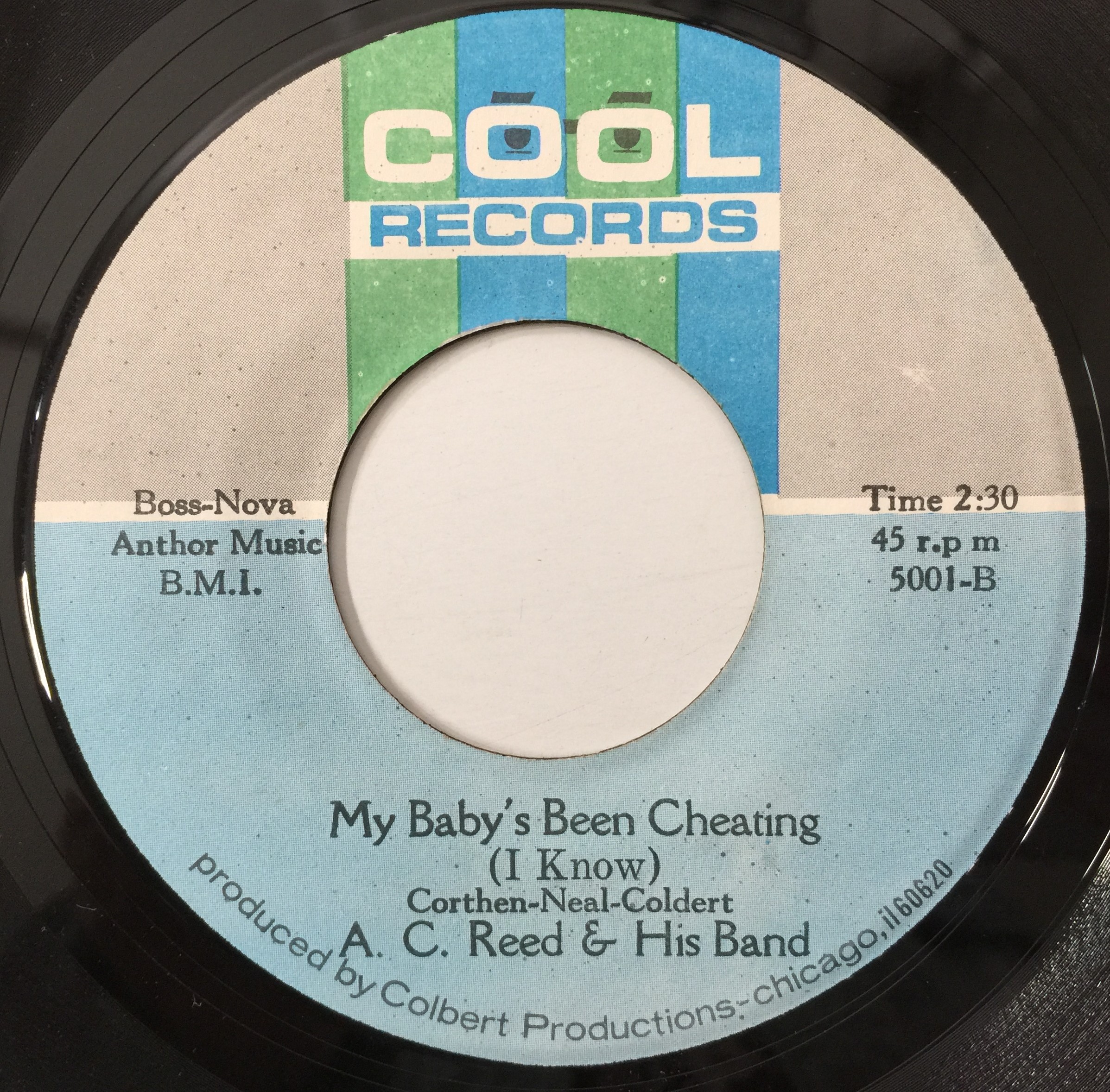 Ac Reed Vinyl Lot 9 - A.C. REED & HIS BAND - MY BABY IS FINE/ MY