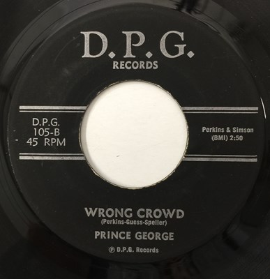 Lot 215 - PRINCE GEORGE - WRONG CROWD 7" (OG 1970 VINYL PRESS - D.P.G 105)