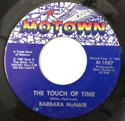 Lot 16 - BARBARA McNAIR - THE TOUCH OF TIME/ YOU'RE GONNA' LOVE MY BABY 7" (US OG - LABEL VARIANT - MOTOWN - M1087)