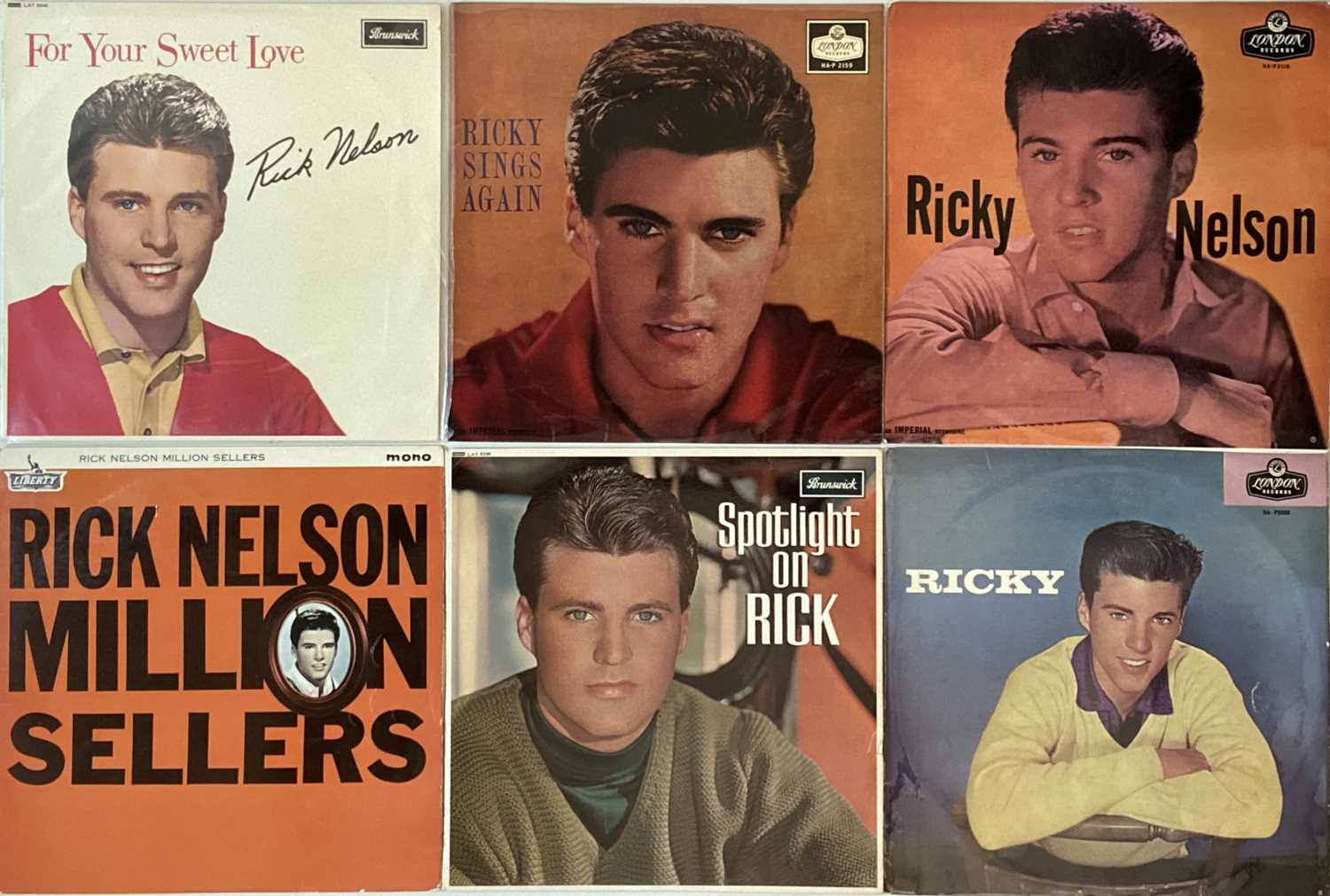 Lot 813 - Ricky Nelson - LP Collection