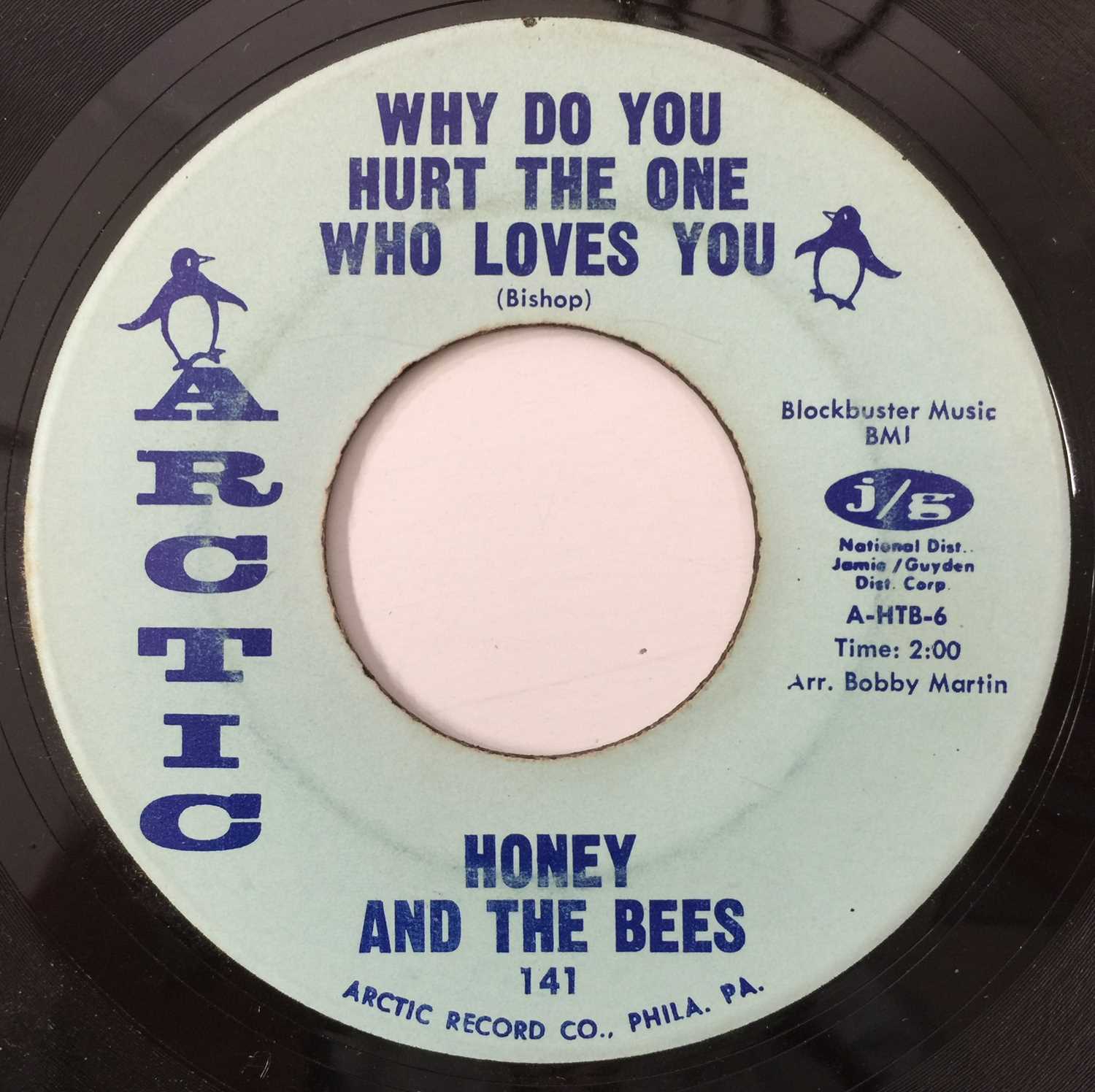 Lot 219 - HONEY AND THE BEES - WHY DO YOU HURT THE ONE THAT LOVES YOU 7" (ARCTIC 141)