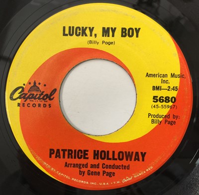 Lot 220 - PATRICE HOLLOWAY - STOLEN HOURS 7" (CAPITOL RECORDS 5680)