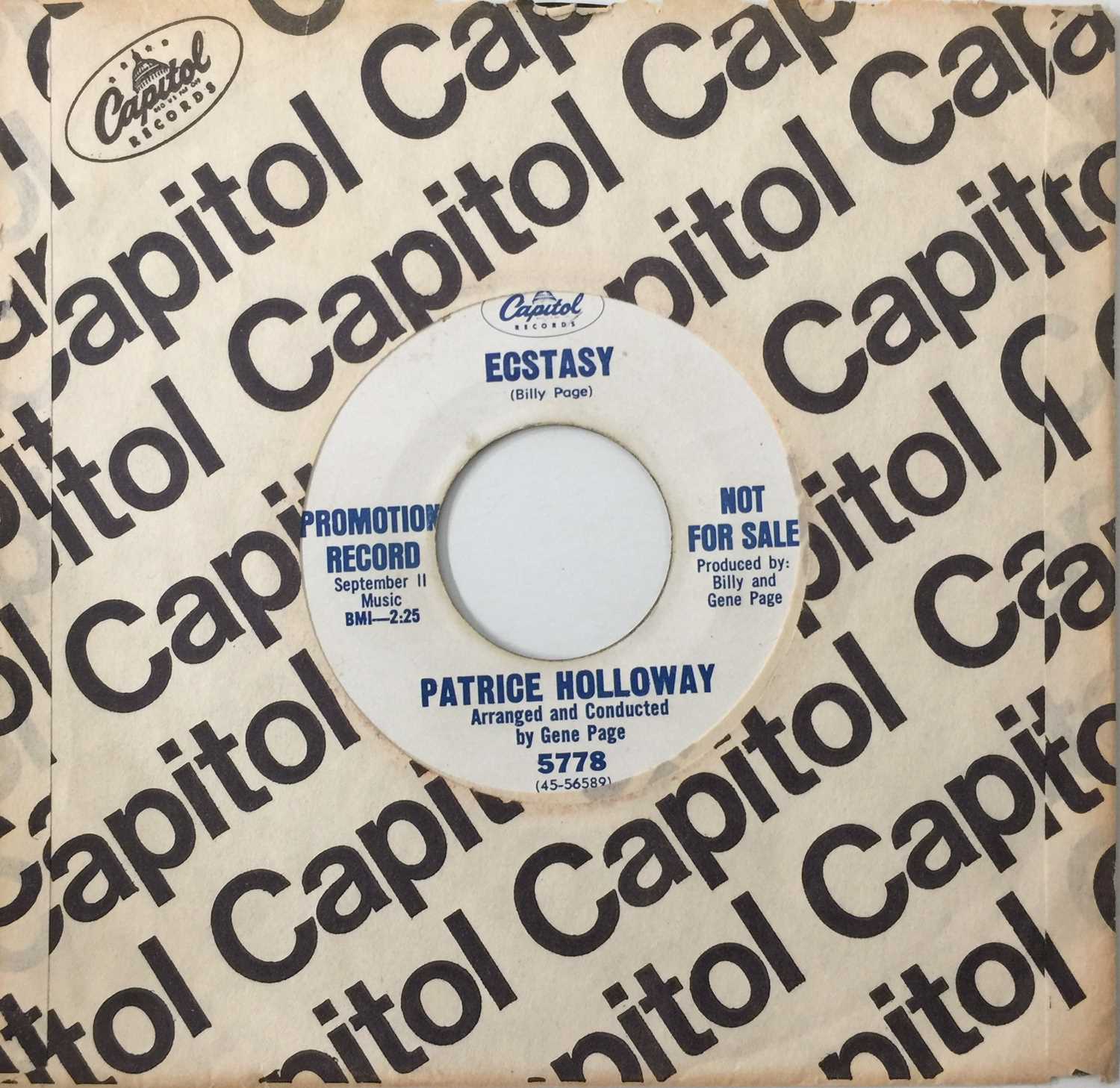 Lot 221 - PATRICE HOLLOWAY - LOVE AND DESIRE 7" (PROMO - CAPITOL RECORDS 5778)