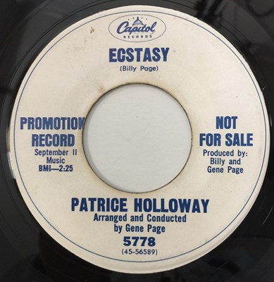 Lot 221 - PATRICE HOLLOWAY - LOVE AND DESIRE 7" (PROMO - CAPITOL RECORDS 5778)