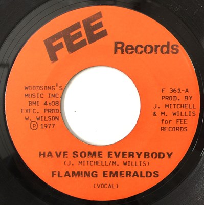 Lot 25 - FLAMING EMERALDS - HAVE SOME EVERYBODY 7" (US STOCK - FEE RECORDS - F361)