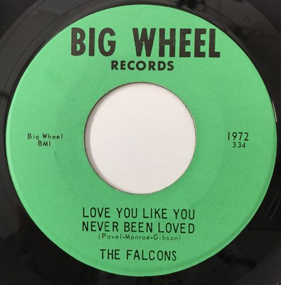 Lot 27 - THE FALCONS - GOOD GOOD FEELING 7" (US STOCK - BIG WHEEL - 1972)