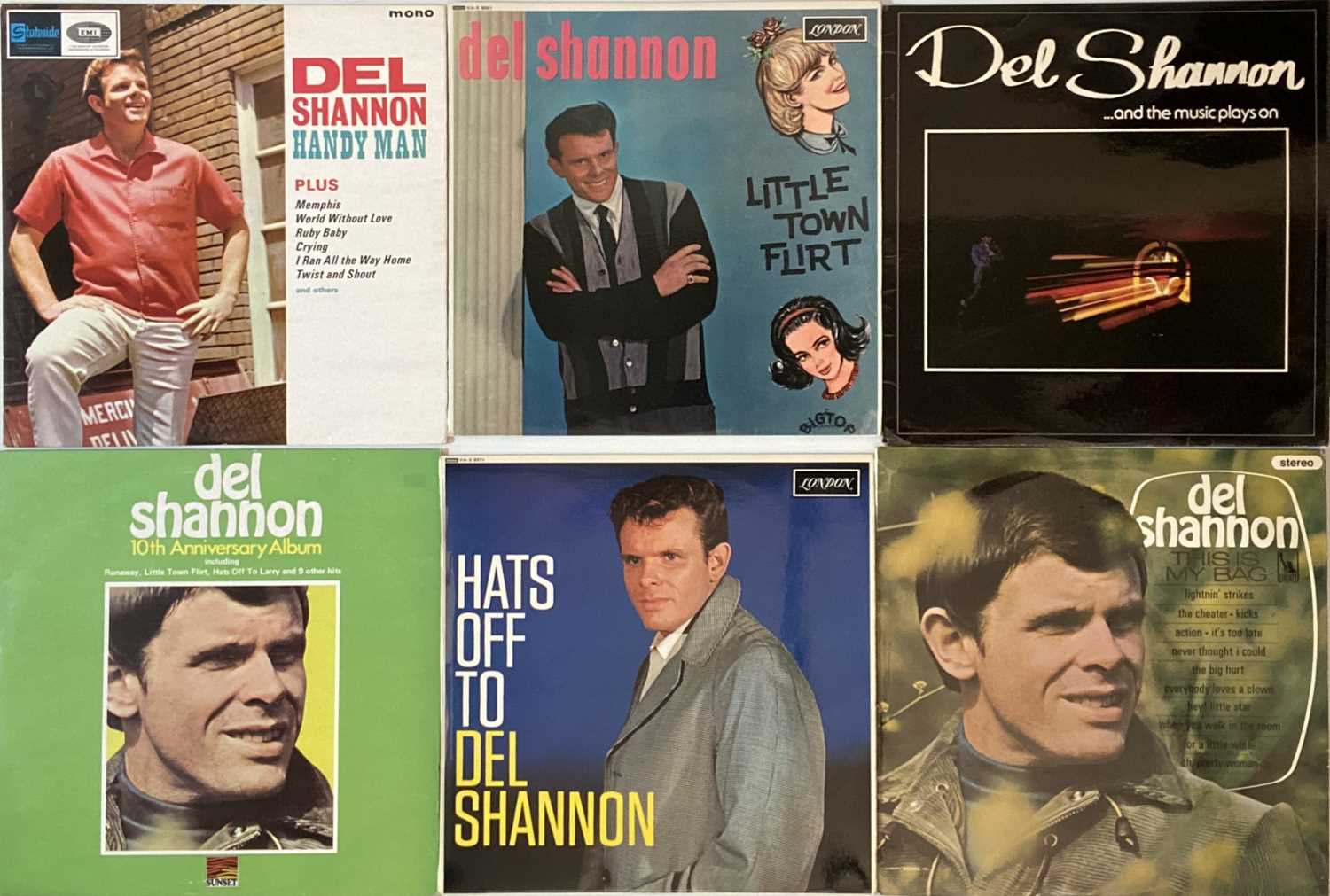 Lot 814 - Del Shannon - LPs