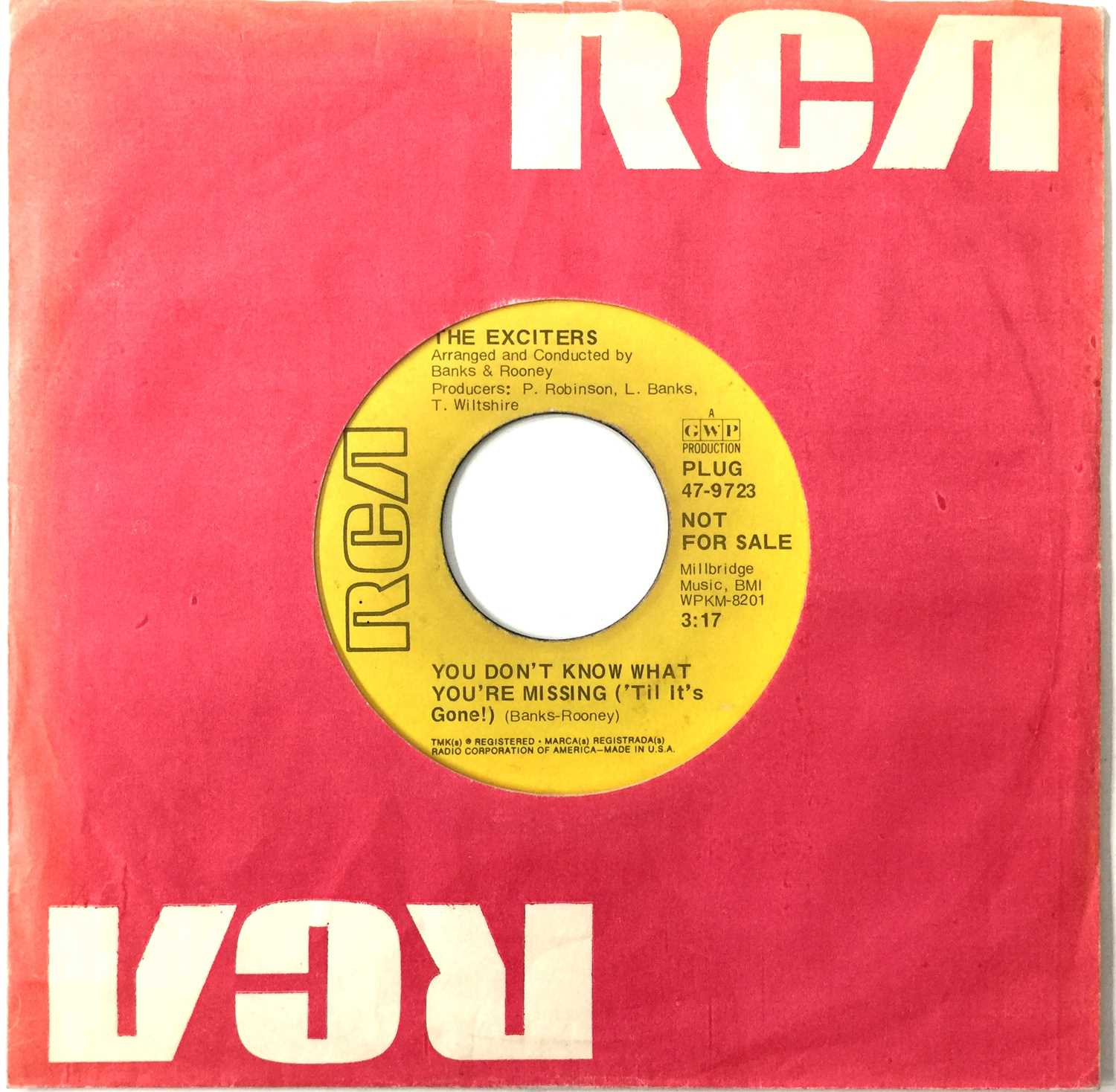 Lot 32 THE EXCITERS BLOWING UP MY MIND 7" (US