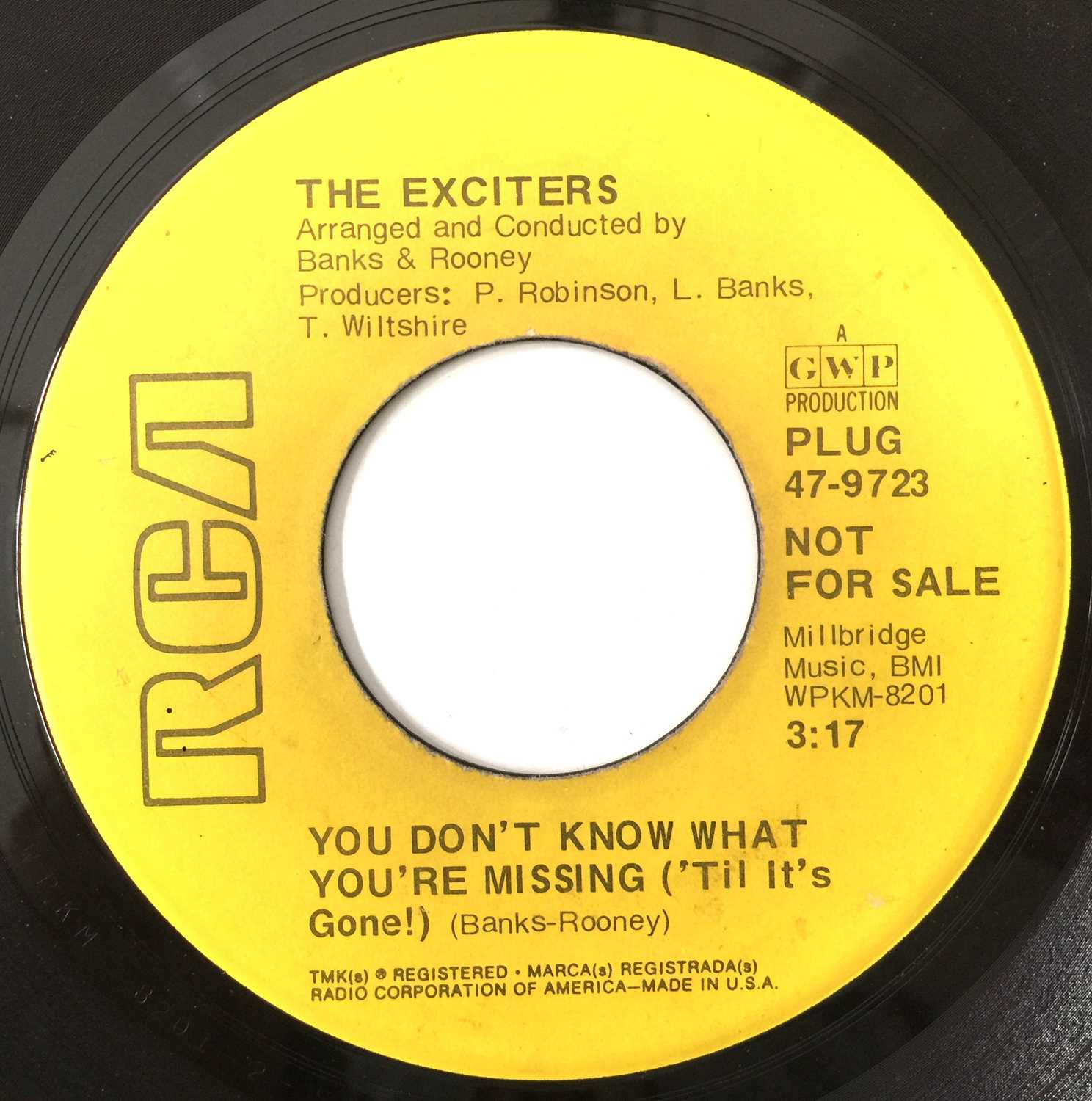 Lot 32 THE EXCITERS BLOWING UP MY MIND 7" (US