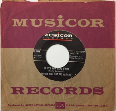 Lot 229 - PORGY AND THE MONARCHS - THAT GIRL 7" (MUSICOR RECORDS - MU 1179)