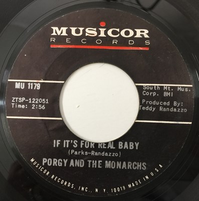 Lot 229 - PORGY AND THE MONARCHS - THAT GIRL 7" (MUSICOR RECORDS - MU 1179)