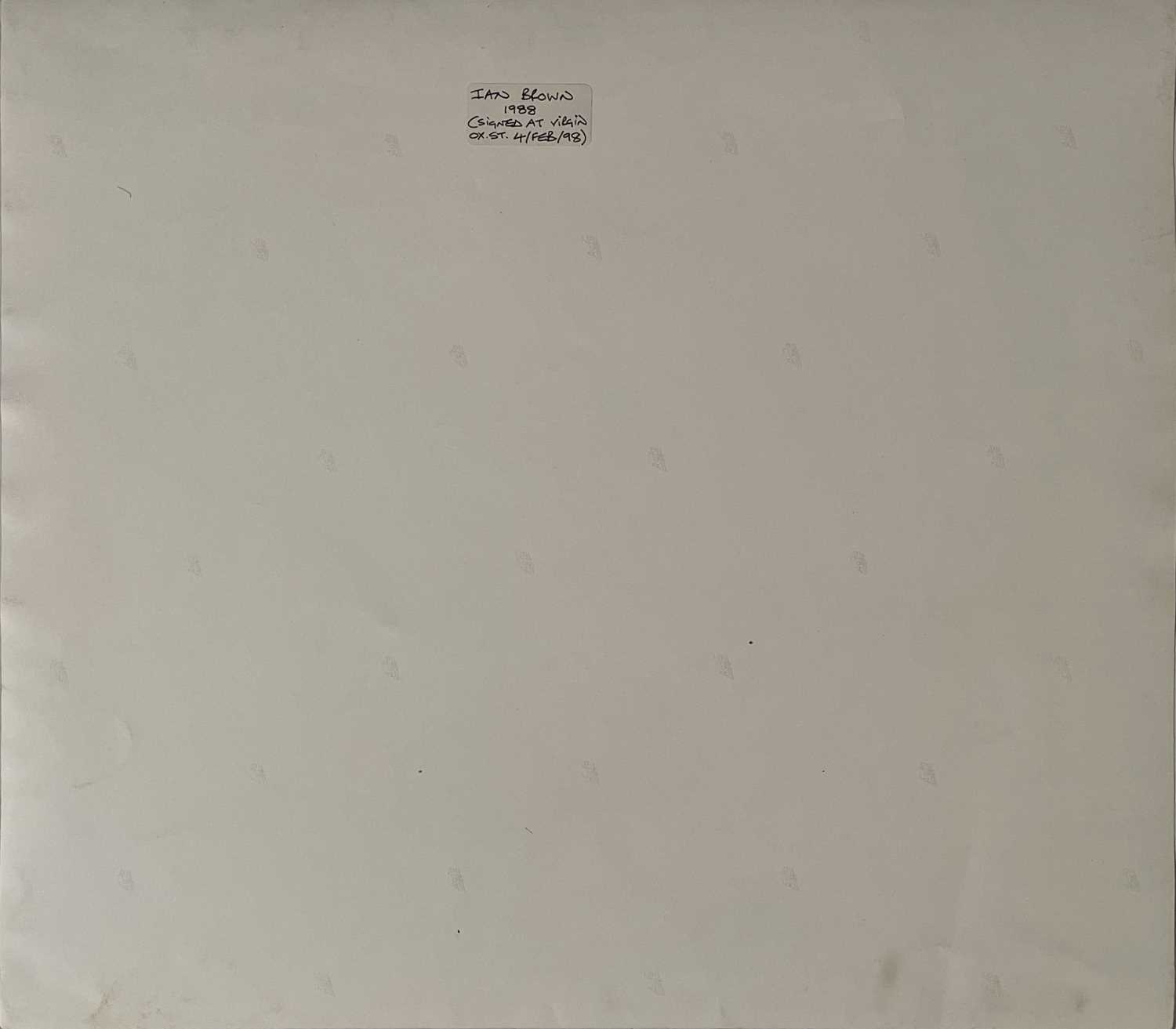 Lot 421 - THE STONE ROSES - SIGNED IAN BROWN