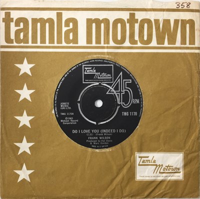 Lot 230 - FRANK WILSON - DO I LOVE YOU (INDEED I DO) 7" (TAMLA MOTOWN - TMG 1170)