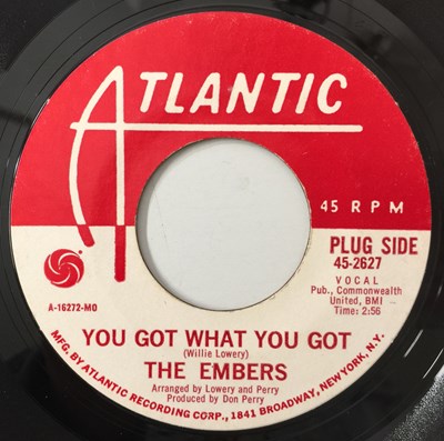 Lot 34 - THE EMBERS - YOU GOT WHAT YOU GOT/ WHERE DID I GO WRONG 7" (US PROMO - ATLANTIC - 45-2627)