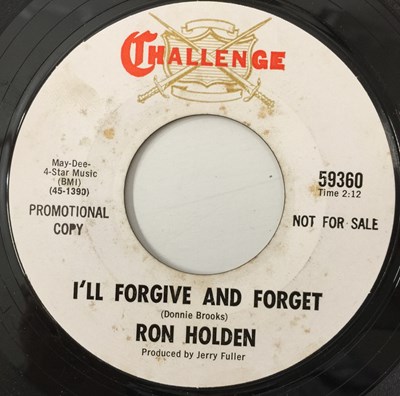 Lot 235 - RON HOLDEN - I'LL FORGIVE AND FORGET 7" (PROMO - CHALLENGE 59360)