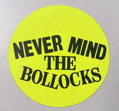 Lot 115 - THE SEX PISTOLS - ORIGINAL HOLIDAYS IN THE SUN / NMTB PROMOTIONAL STICKERS.