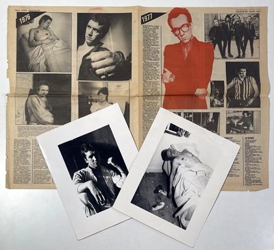 Lot 116 - THE SEX PISTOLS - STEVE JONES / PAUL COOK - EARLY PETER CHRISTOPHERSON PHOTOGRAPHS.