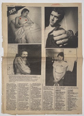 Lot 116 - THE SEX PISTOLS - STEVE JONES / PAUL COOK - EARLY PETER CHRISTOPHERSON PHOTOGRAPHS.