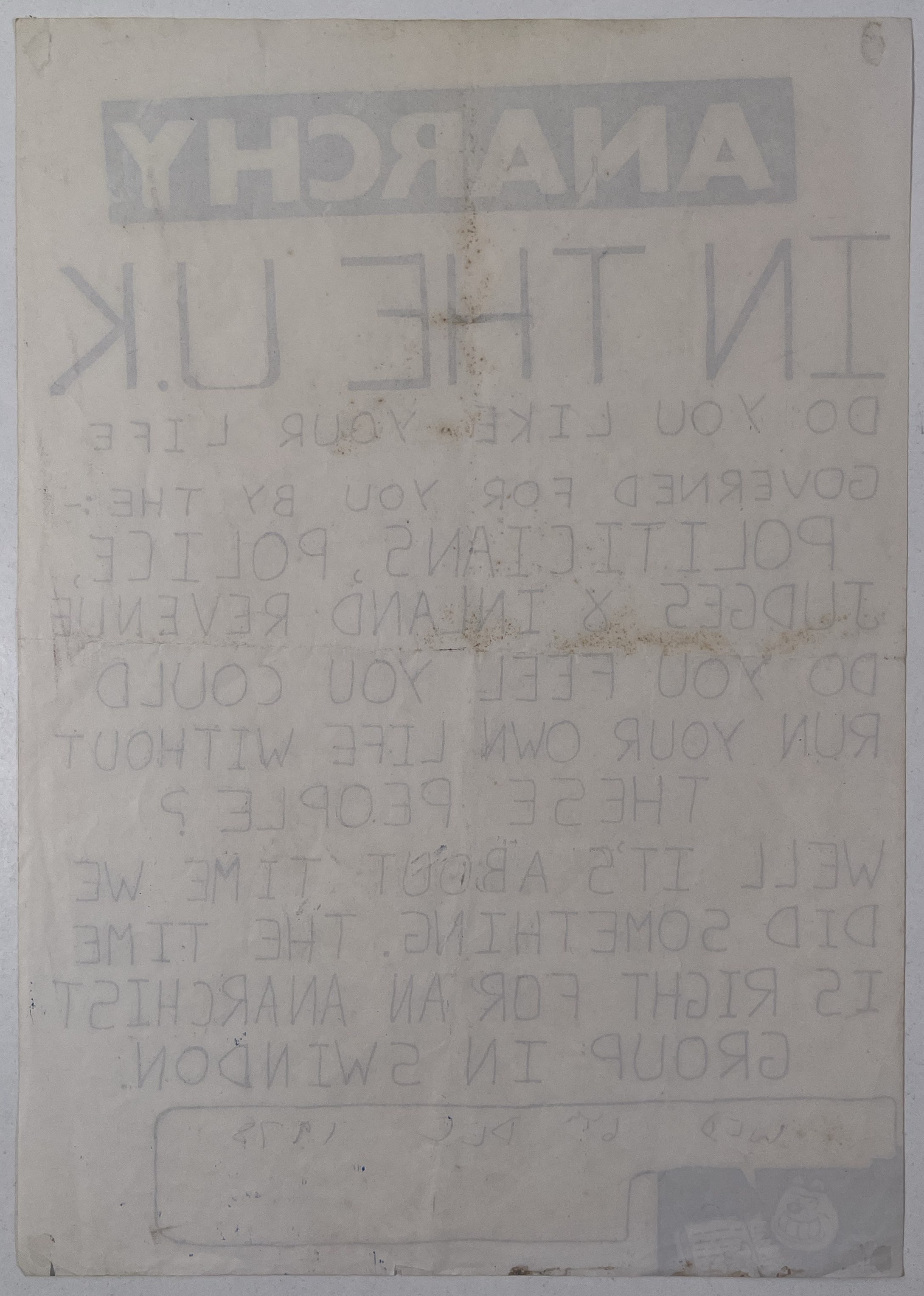 Lot 50 Punk Interest Original 1978 Anarchy In The