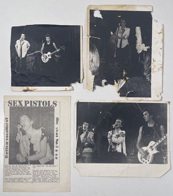 Lot 119 - THE SEX PISTOLS - ORIGINAL MANCHESTER FREE TRADE HALL PHOTOGRAPHS.