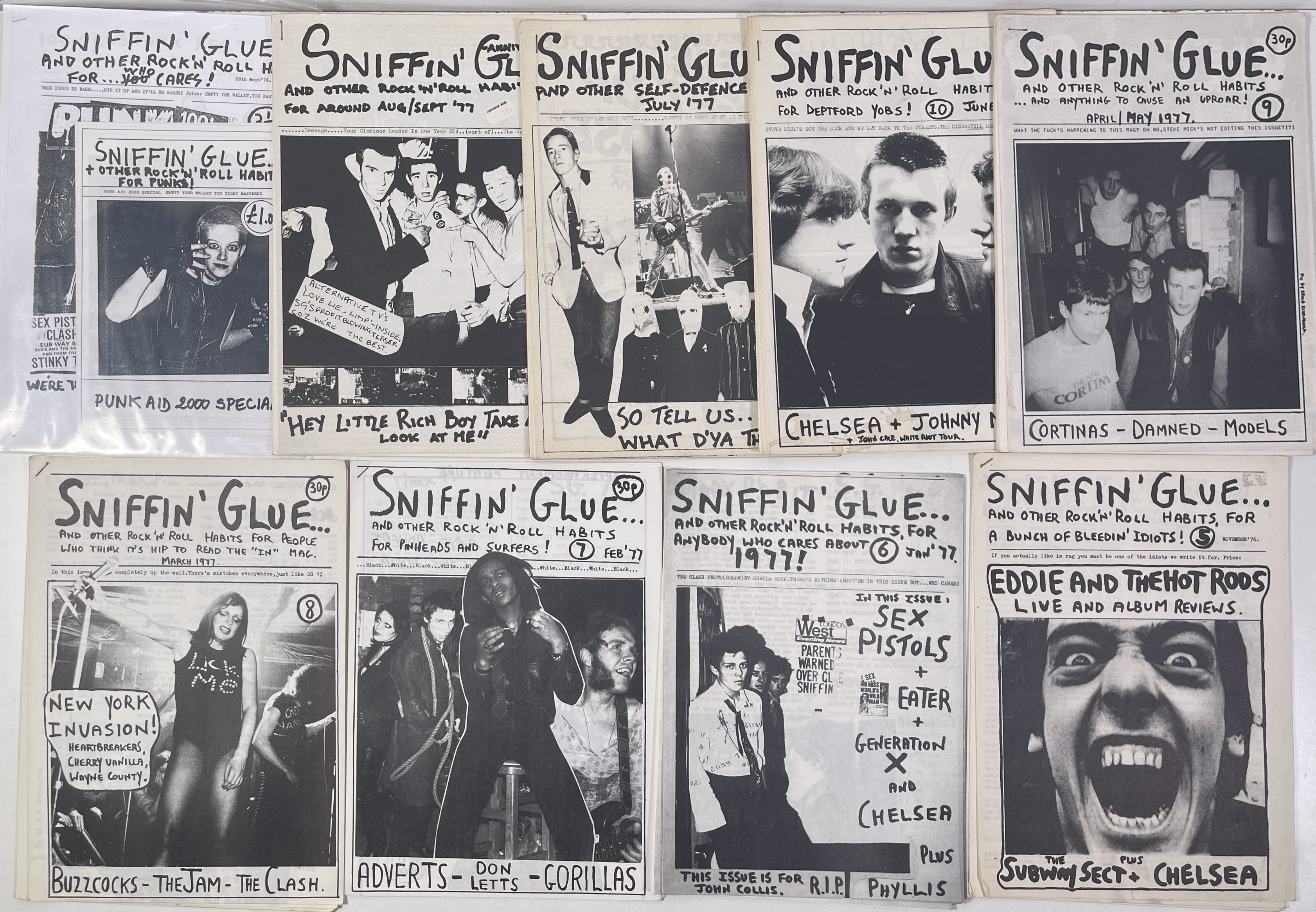 Sniffin Ink Lot 51 - PUNK INTEREST - ORIGINAL COPIES OF 'SNIFFIN
