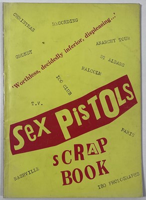 Lot 122 - THE SEX PISTOLS - ORIGINAL RAY STEVENSON SCRAPBOOK - FIRST EDITION.