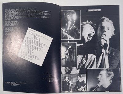 Lot 122 - THE SEX PISTOLS - ORIGINAL RAY STEVENSON SCRAPBOOK - FIRST EDITION.