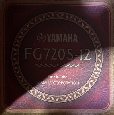 Lot 18 - YAMAHA FG720S-12 ACOUSTIC GUITAR - 12-STRING.