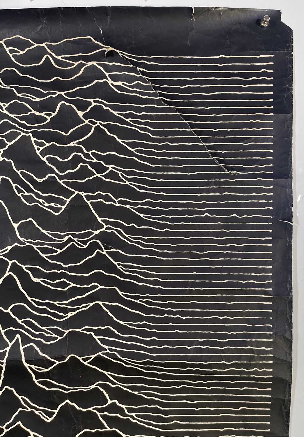 Joy Division Pattern Lot 15 - JOY DIVISION - AN ORIGINAL UNKNOWN PLEASURES