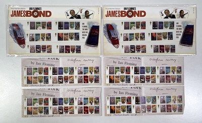 Lot 11 - JAMES BOND - STAMPS AND COLLECTOR'S SETS.