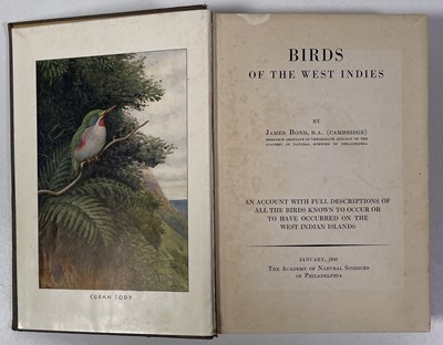 Lot 14 - JAMES BOND INTEREST - JAMES BOND - BIRD OF THE WEST INDIES (1936, US 1ST EDITION) - INSPIRATION FOR THE NAMING OF BOND.