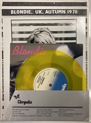 Lot 23 - BLONDIE PRESS AND PUBLICITY ITEMS