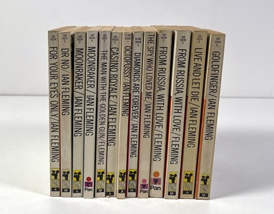 Lot 48 - IAN FLEMING - JAMES BOND - PAN PUBLISHED BOOKS WITH BOND GIRLS COVERS.