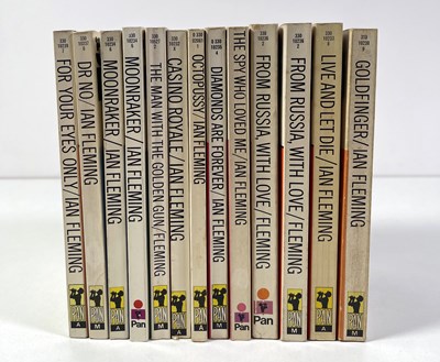 Lot 48 - IAN FLEMING - JAMES BOND - PAN PUBLISHED BOOKS WITH BOND GIRLS COVERS.