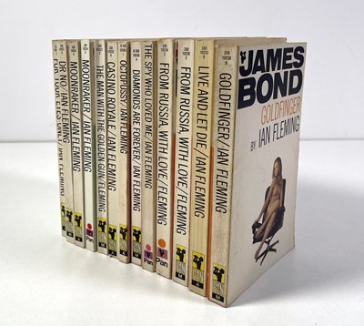 Lot 48 - IAN FLEMING - JAMES BOND - PAN PUBLISHED BOOKS WITH BOND GIRLS COVERS.