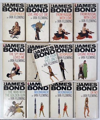 Lot 48 - IAN FLEMING - JAMES BOND - PAN PUBLISHED BOOKS WITH BOND GIRLS COVERS.