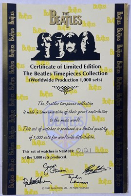 Lot 144 - THE BEATLES - FOUR FACES LIMITED EDITION WATCH SET.