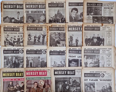 Lot 127 - THE BEATLES INTEREST - SELECTION OF ORIGINAL MERSEY BEAT MAGAZINES.