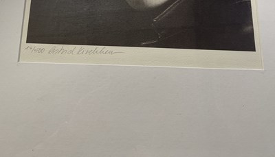 Lot 298 - THE BEATLES - GEORGE HARRISON - ASTRID KIRCHHERR SIGNED LIMITED EDITION PRINT