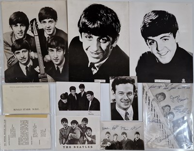 Lot 157 - THE BEATLES - ORIGINAL AND EARLY PROMOTIONAL POSTCARDS/CARDS.