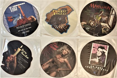 Lot 861 - Picture/Shaped Disc Collection (7"/12" - Rock & Pop)